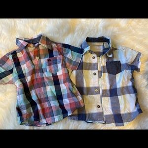 Toddler Casual button down shirts size 12 month